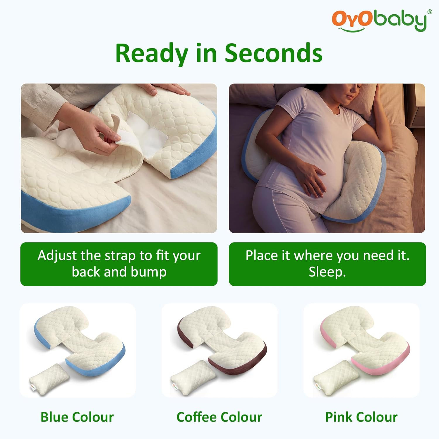 H Shape Pregnancy Pillow for Sleeping & Maternity Support