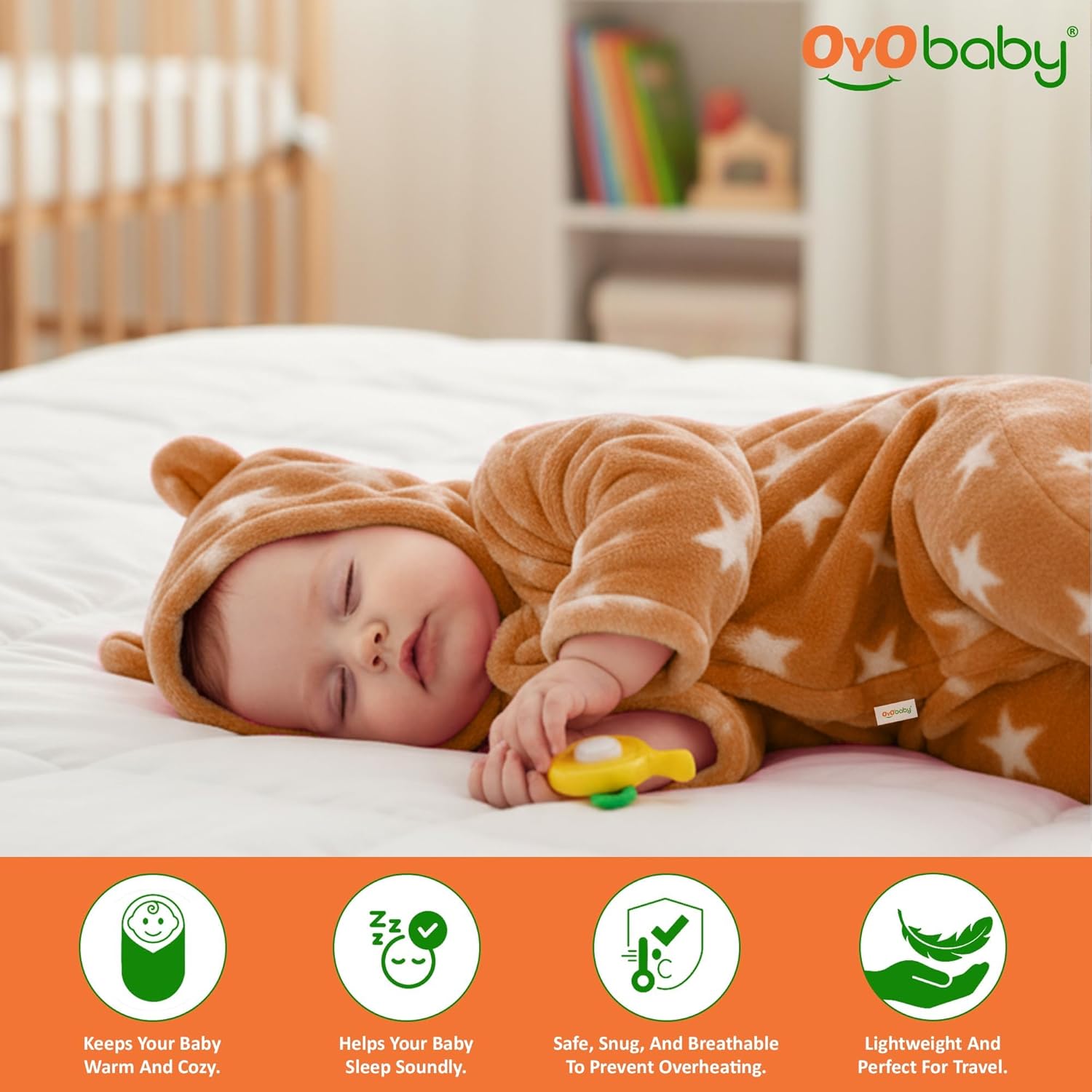OYO Baby Blanket Provides Your Baby Better Sleep