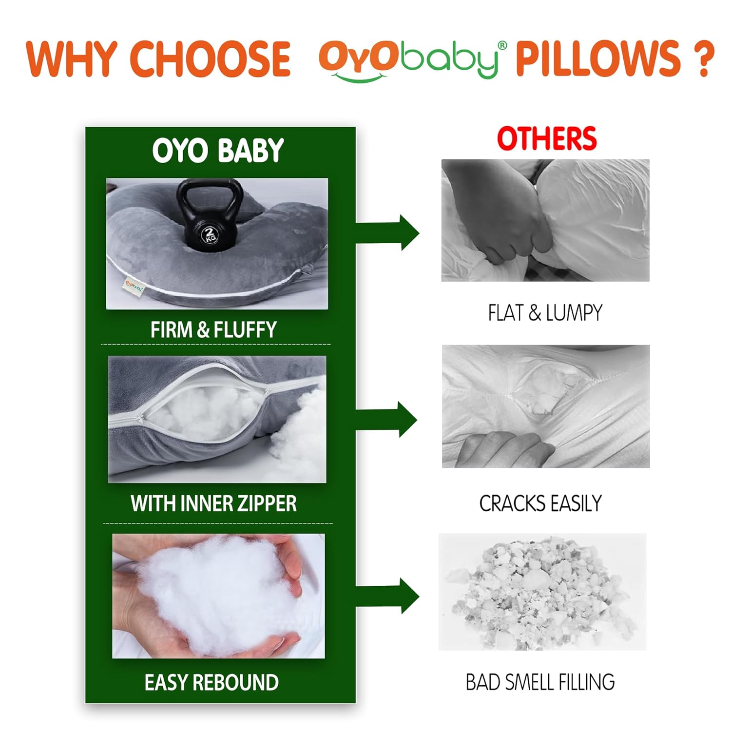 OYO BABY Cooling Pregnancy Pillows, U Shaped Silky Maternity Pillow for Pregnant Women, Pregnancy Body Pillow for Sleeping, Back Pain Relief and Pregnant Legs, HIPS, Belly Support (Grey)