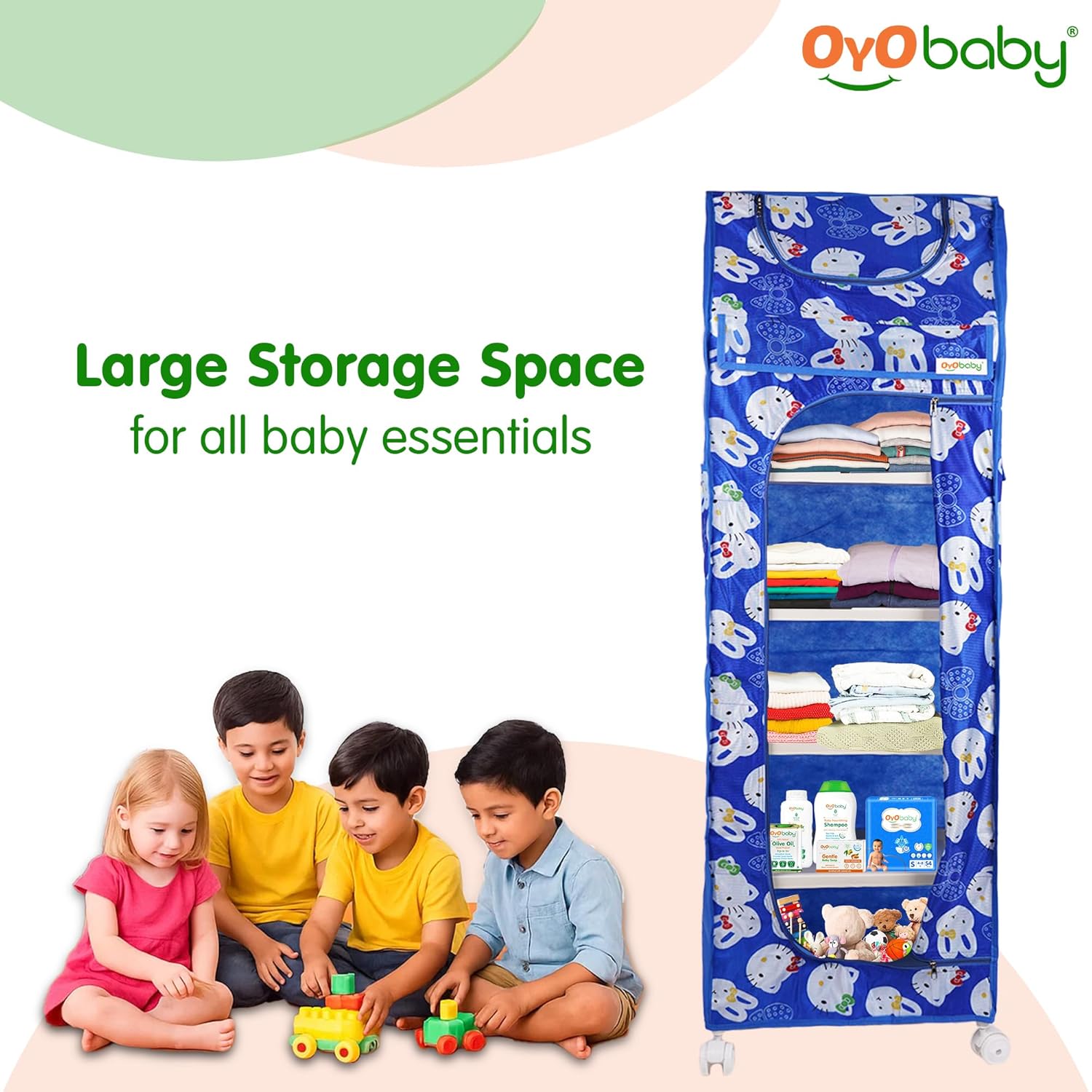 Large Storage space for all baby essentials