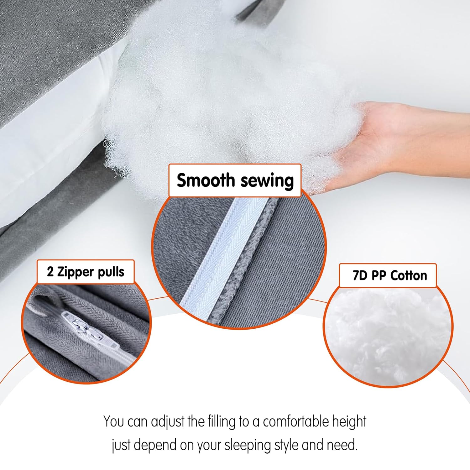 OYO BABY C Shaped Pregnancy Pillow for Sleeping, Maternity Pillow for Pregnant Women with Washable Premium Velvet Cover (Maroon)