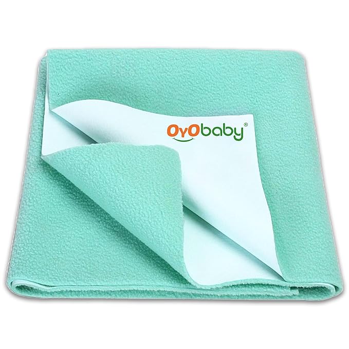 OYO BABY - Quickly Dry Super Soft Waterproof and Reusable Mat/Underpad/Absorbent Sheets/Mattress Protector Small Size (70 cm X 50 cm)