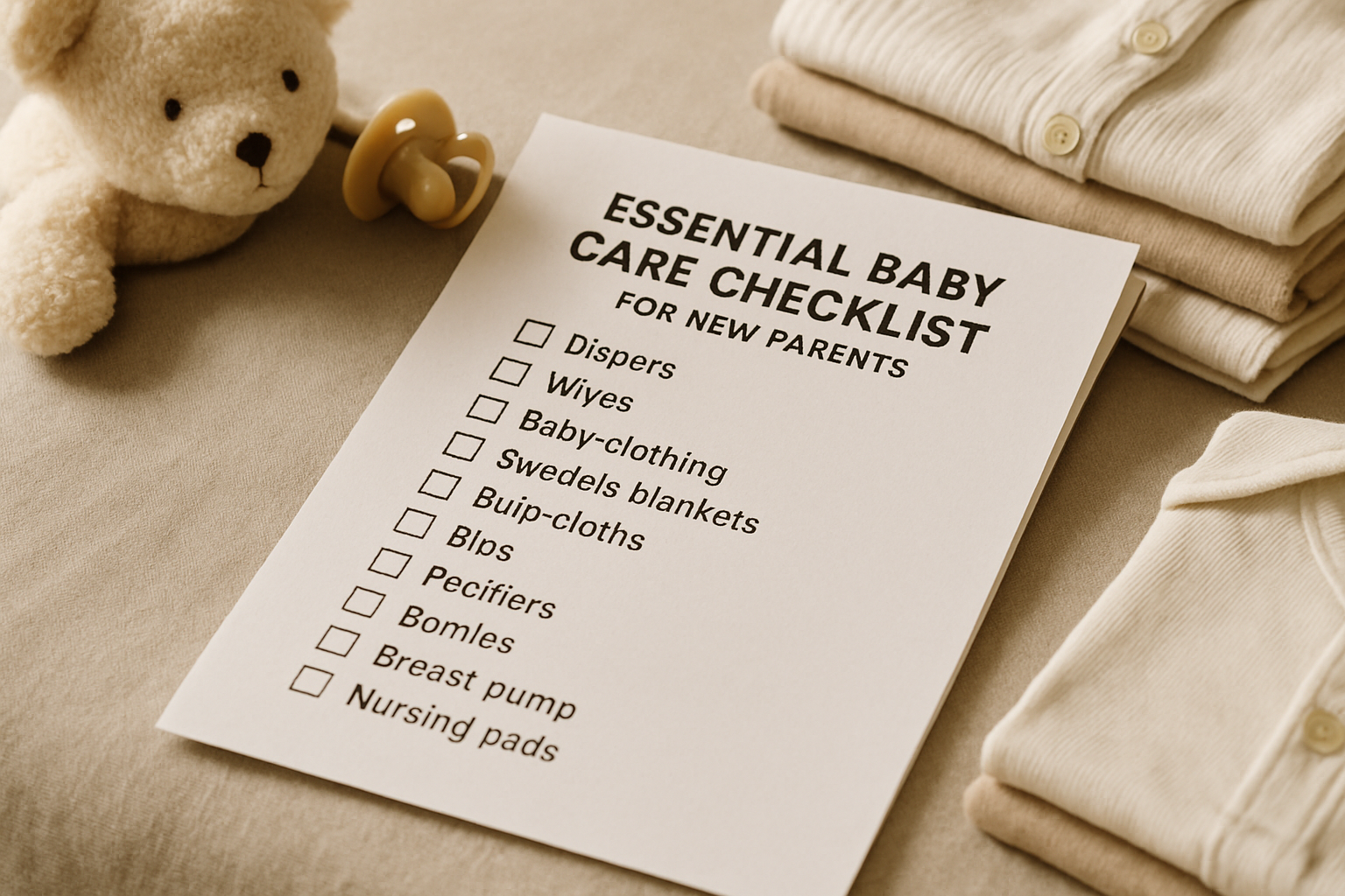 Essential Baby Care Checklist for New Parents 2026
