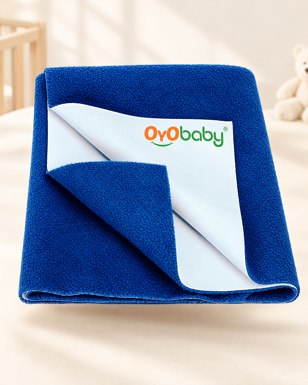 Baby Dry Sheet | Waterproof Mattress Protector, Quick Dry (200×140 cm, Royal Blue)