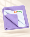 '- Baby Dry Sheet for new born babies | Infant Waterproof bed protector Sheet for Baby | Mattress Pads (Extra Large-(200cm X 140cm), Purple)