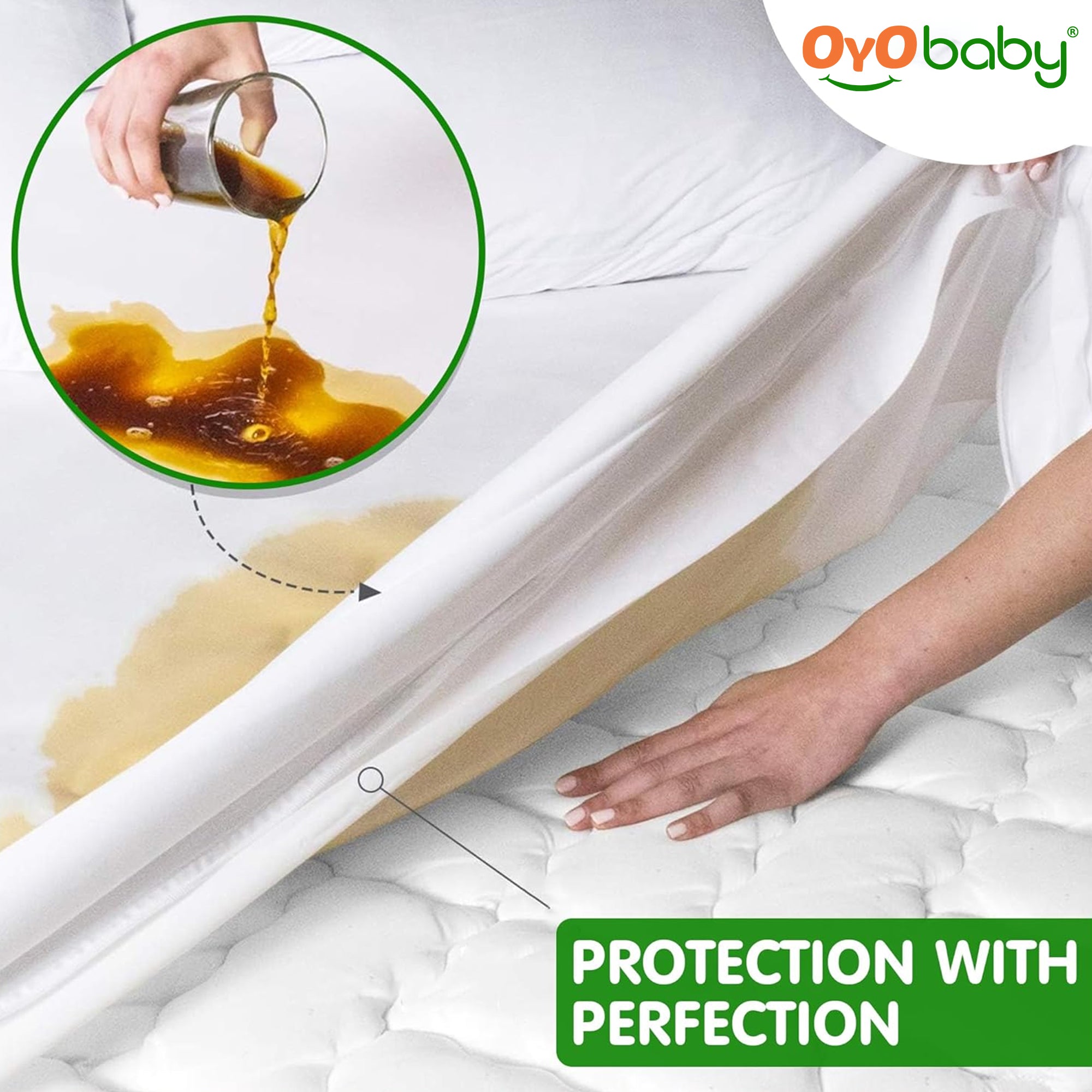Waterproof Mattress Protector King Size 72 x 75 Inch | Ultra Soft Cotton Feel Terry Fabric | Breathable Fitted Mattress Cover