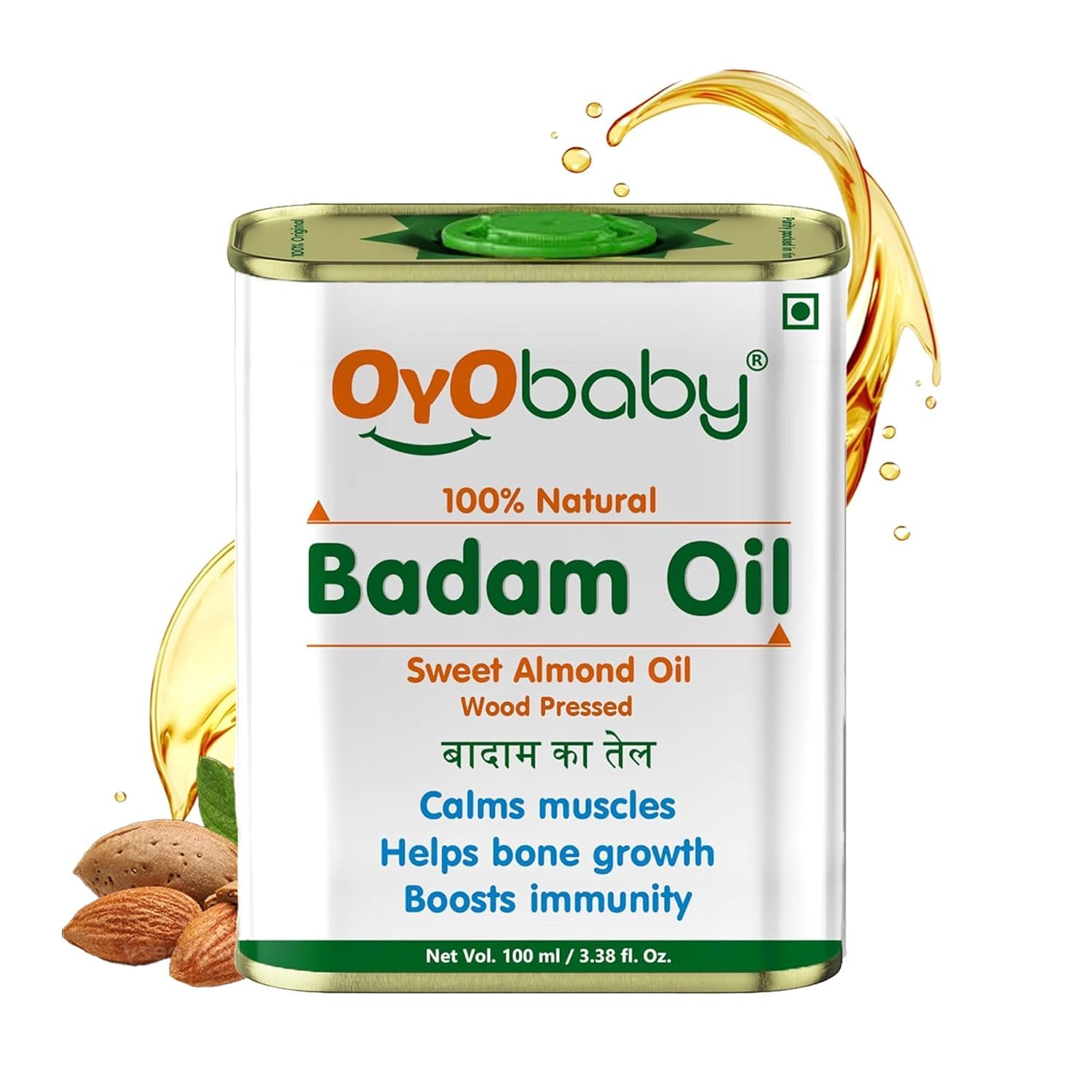 Massage Oil 100% Pure & Natural Badam Rogan Baby Oil