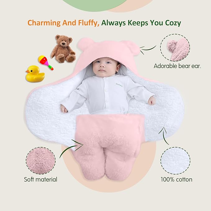 OYO BABY Newborn Baby Blanket Combo Pack – 2 Pcs Super Soft Micro Fleece Wrapper/Sleeping Bag