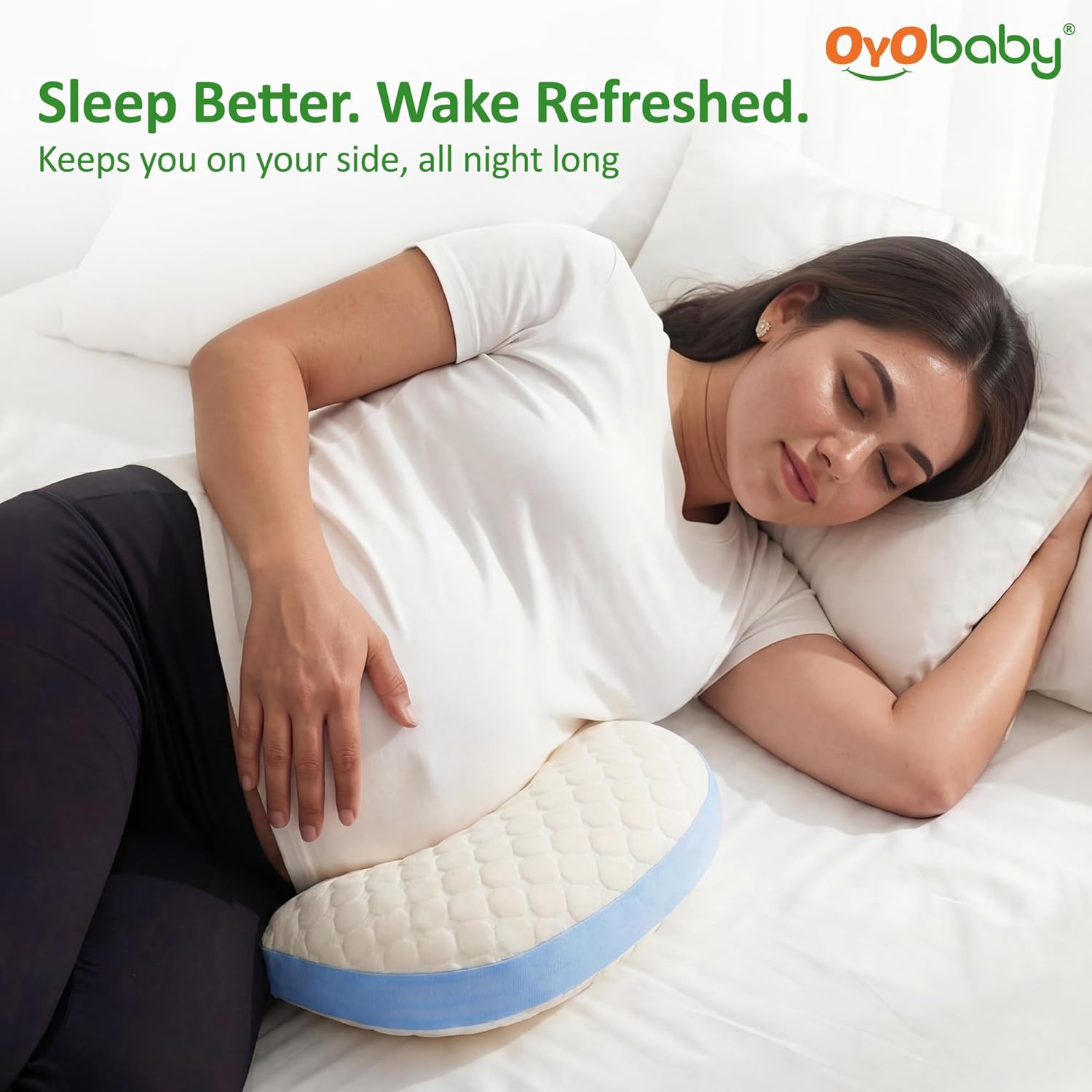 OYO Baby H Shape Pregnancy Pillow for Sleeping & Maternity Support