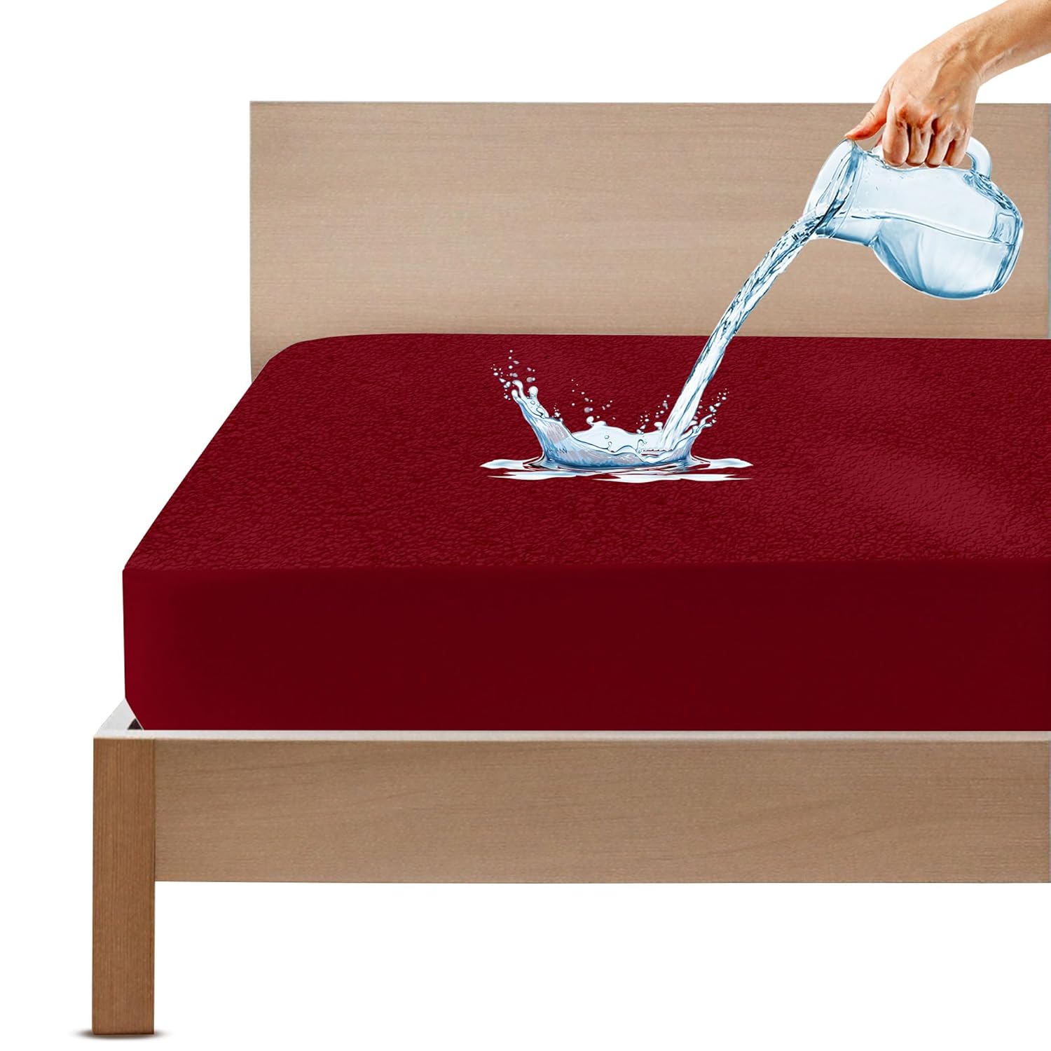 Waterproof Queen Mattress Protector (78x72Inch) – Cotton Terry, Breathable, Hypoallergenic, Fits 10” Mattress