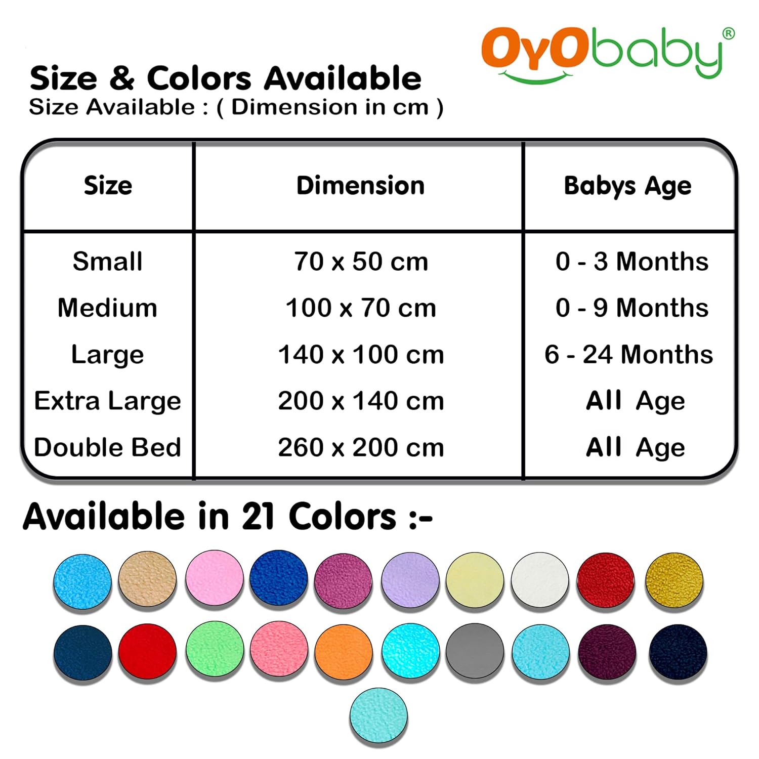 OYO BABY Waterproof Baby Bed Protector Dry Sheets for New Born babies | Reusable Mats | Cot & Bassinet Gift Pack (Gift Pack 2, Salmon Rose)