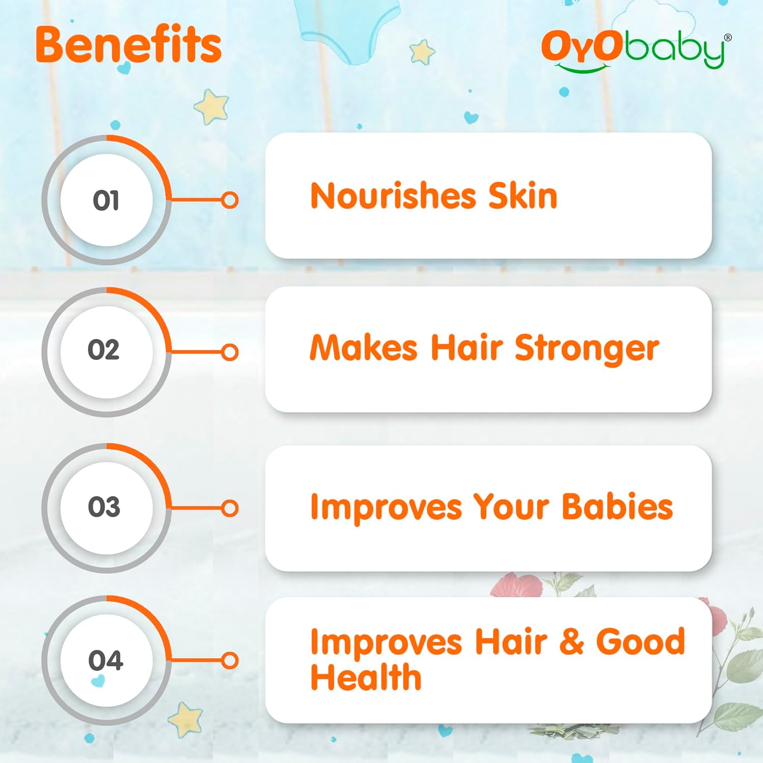 OYO BABY 100% Natural Baby Oil for New Born | Wood Pressed Sesame Oil - Massage, Skin & Baby Hair Oil