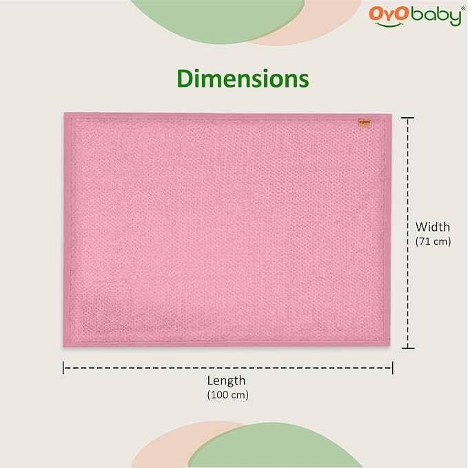 OYO BABY Ultra Soft Fleece Baby Blanket | Warm & Cozy Newborn Blanket for Winter | Reversible Sherpa Baby Wrapper for Infant, Toddler, Boys & Girls