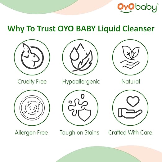 Why to trust OYO BABY liquied cleanser 