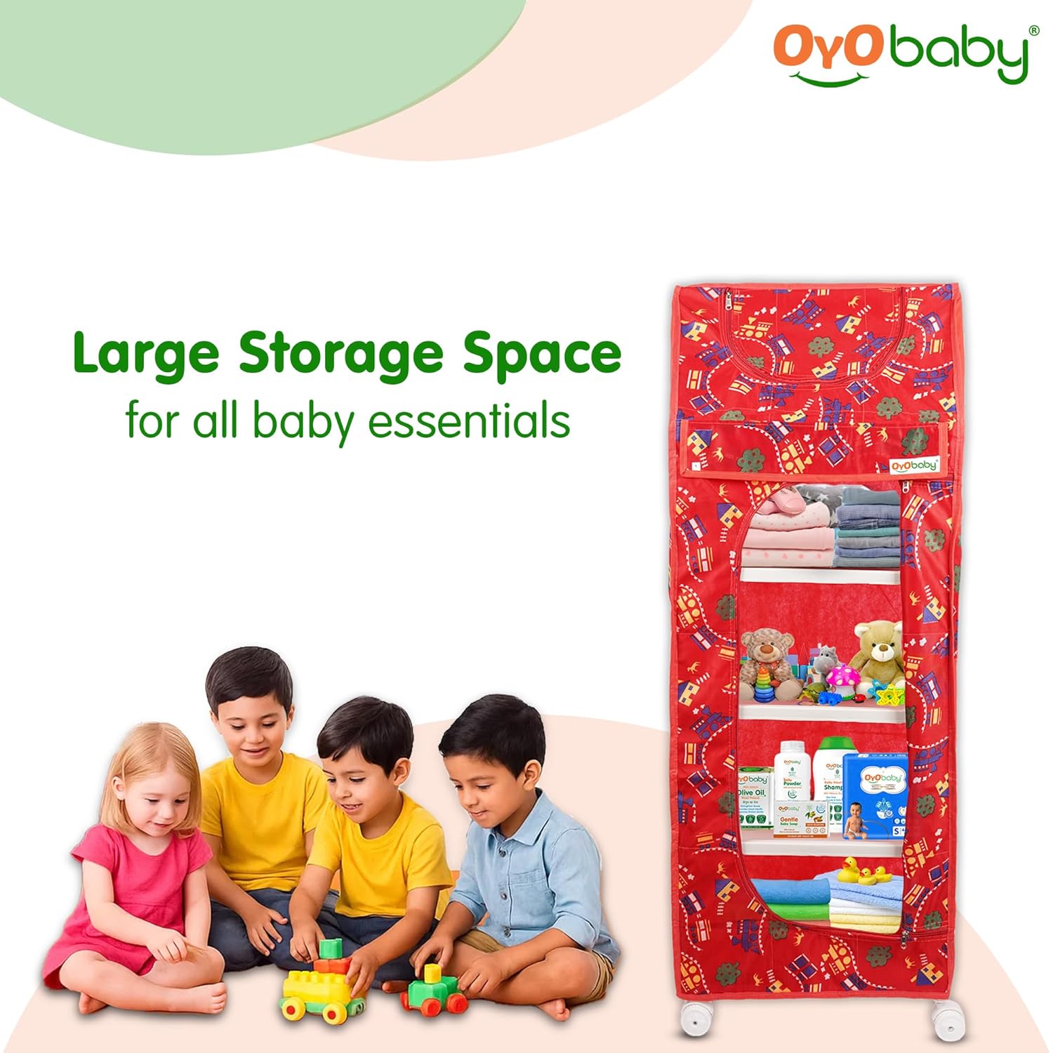 Large Storage Space for all baby essentials 