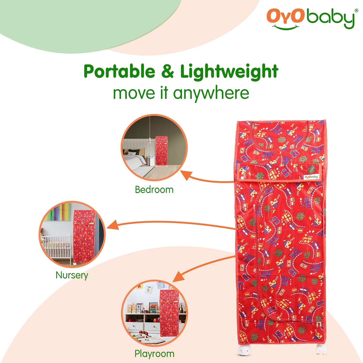 Portable & Lightweight move it anywhere 