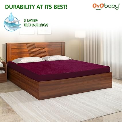 Waterproof Queen Mattress Protector (78x60 Inch) – Cotton Terry, Breathable, Hypoallergenic, Fits 10” Mattress