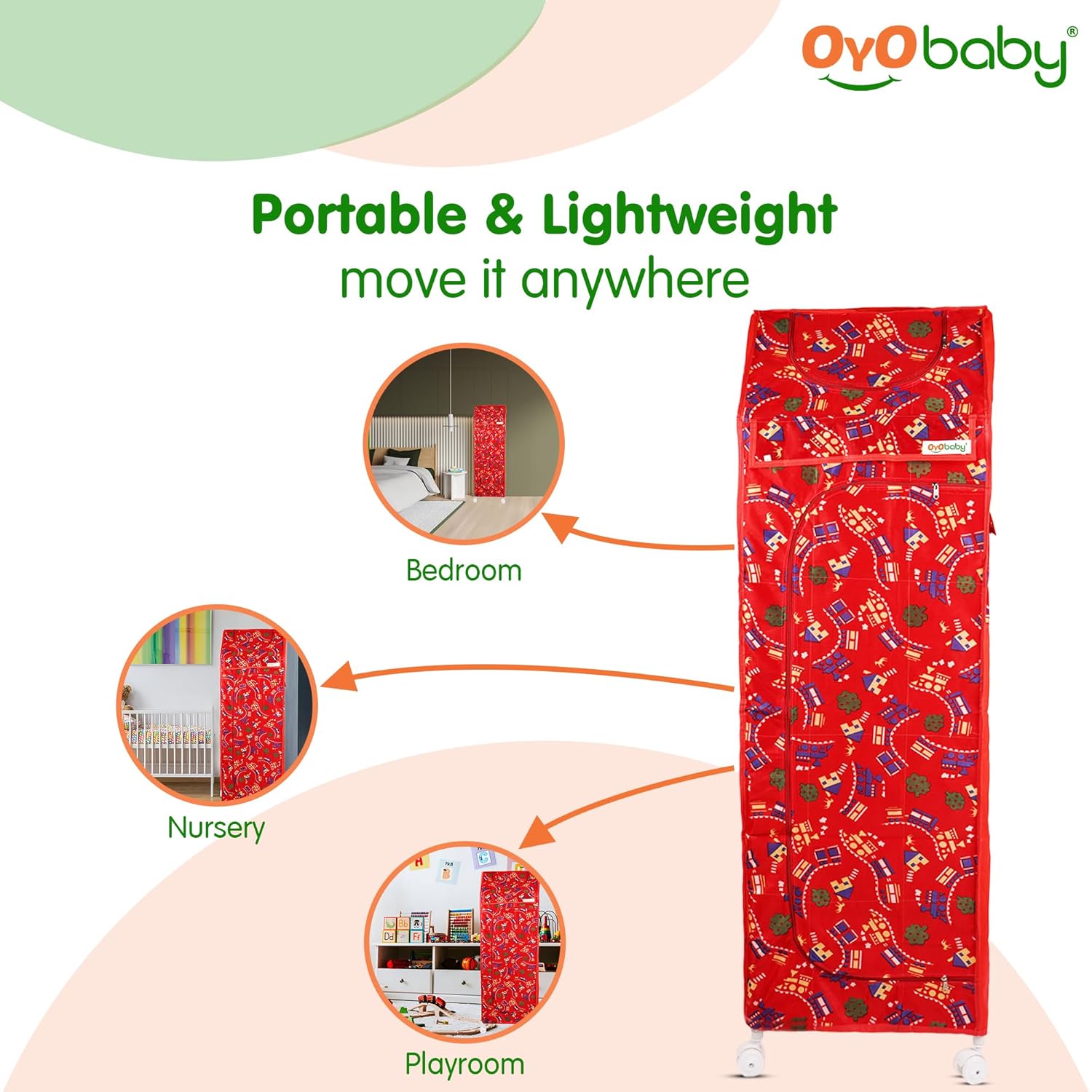 Portable & Lightweight move it anywhere