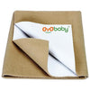 Waterproof Bed Protector for Just Born Babies, Small, Beige (70 cm x 50 cm)