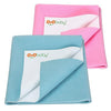 Waterproof Baby Dry Sheet 100x70 cm (Pack of 2) – Extra Absorbent, Soft & Quick Dry