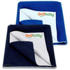 Medium Waterproof Dry Sheet 100x70 cm (Pack of 2) – Soft, Quick Dry & Absorbent