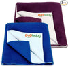 Baby Dry Sheet Pack of 2 (140×100 cm) | Waterproof Quick Dry Bed Protector | Soft & Breathable
