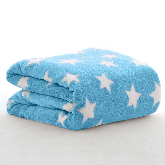 Fleece baby blanket (Blue)