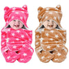 Baby Swaddle Wrap Blanket | Ultra-Soft Fleece Sleeping Bag with Hood & Booties for Newborns (0–6M)
